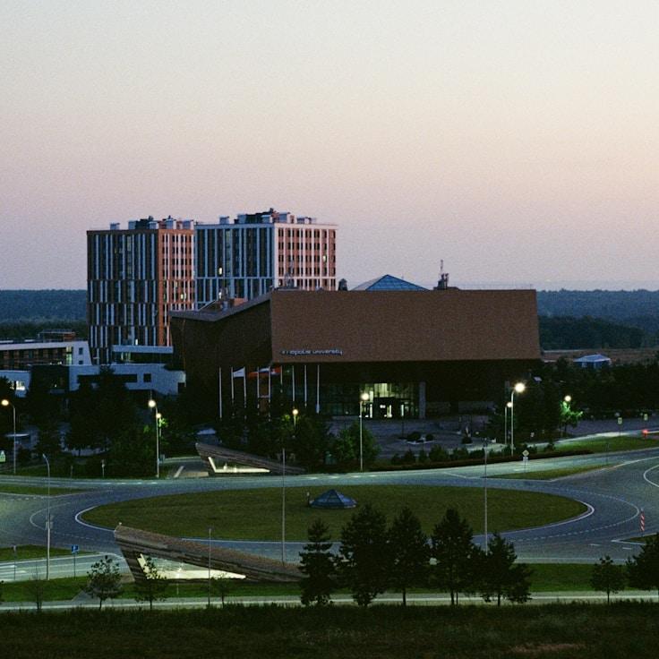 Mobile app project planning workspace with devices and development tools